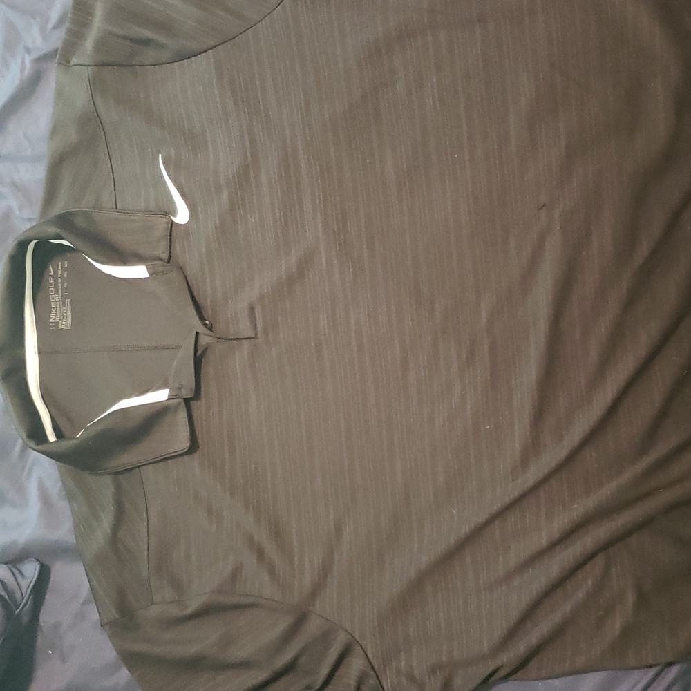 Nike Golf Dri-Fit Black Polo